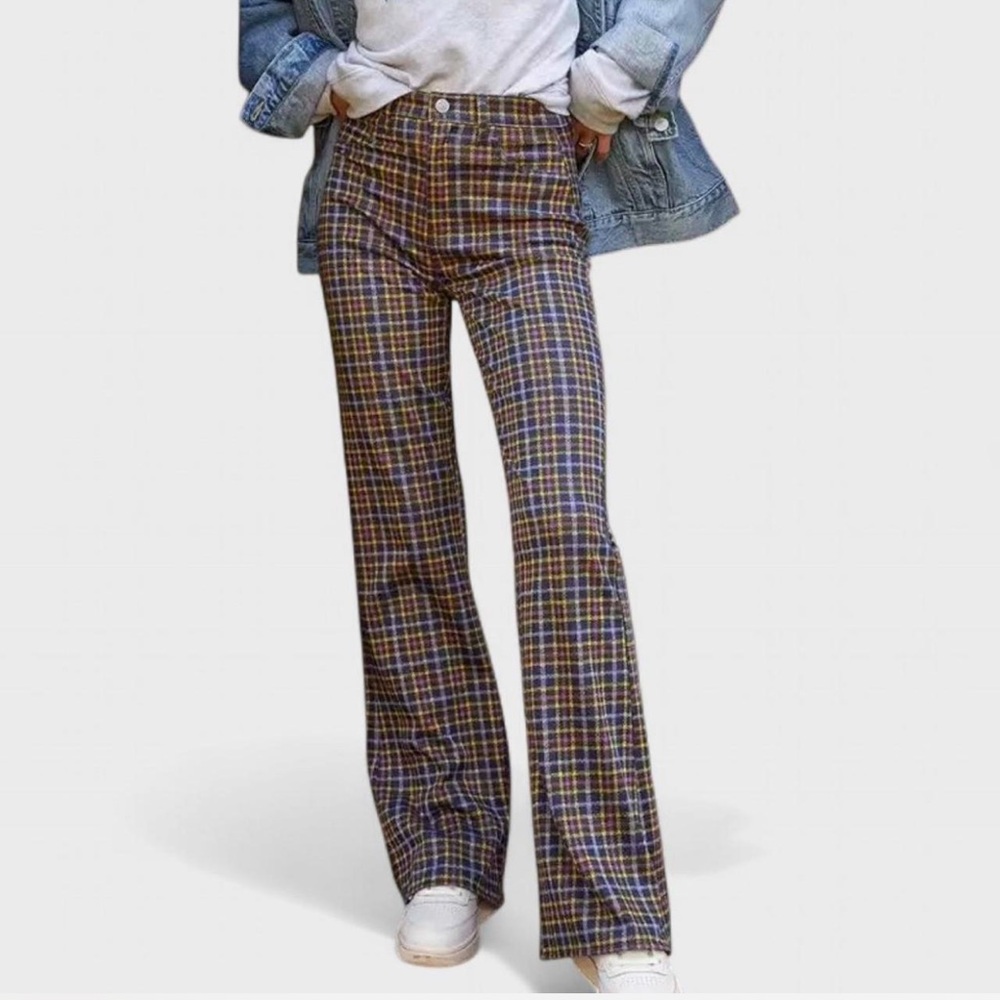 American Eagle Outfitters Multicolor Plaid Pants